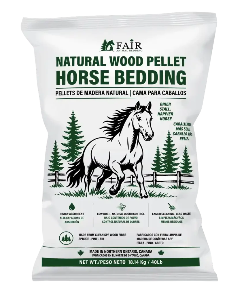 40LB bag of wood pellet horse bedding